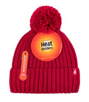 Load image into Gallery viewer, HEAT HOLDERS Arden Ribbed Hat Turnover Thermal Beanie & Pom Pom -Womens
