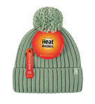 Load image into Gallery viewer, HEAT HOLDERS Arden Ribbed Hat Turnover Thermal Beanie & Pom Pom -Womens