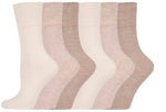 Load image into Gallery viewer, IOMI FootNurse Gentle Grip 6PK Bamboo Diabetic Socks - Women's