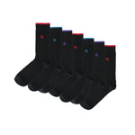 Load image into Gallery viewer, JEFF BANKS 7Pk Oxford Plain Jacquard Socks - Mens 7-11