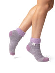 Load image into Gallery viewer, HEAT HOLDERS Feather Top Sleep Sock- Womens
