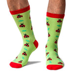 Load image into Gallery viewer, SYDNEY SOCK PROJECT Ladybug Socks  7-12
