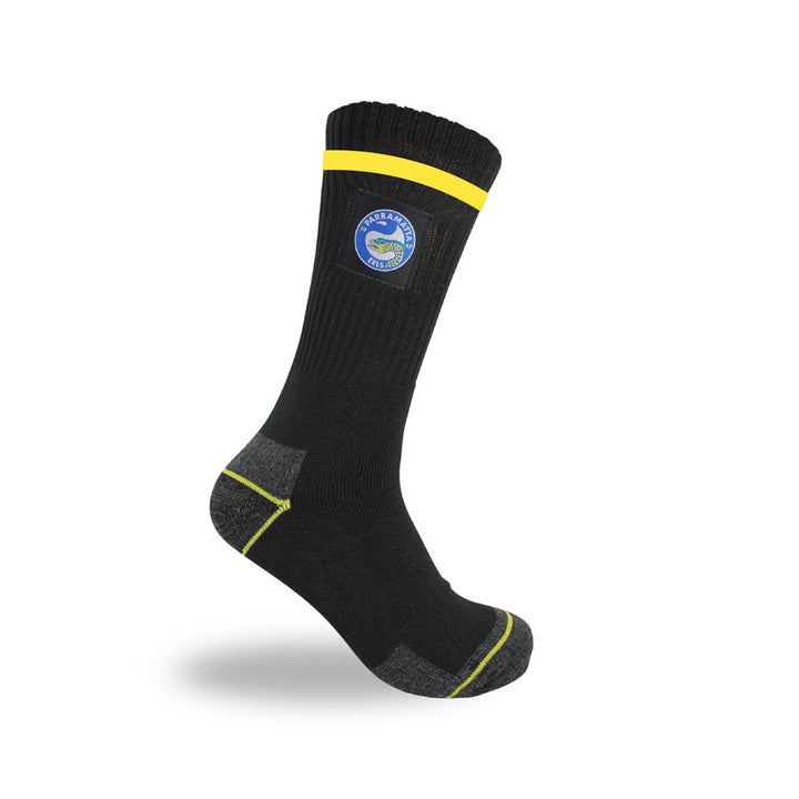 NRL Parramatta Eels 2Pk Heavy Duty Work Sock
