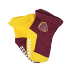 Load image into Gallery viewer, NRL Brisbane Broncos 4 Pairs Infant Socks
