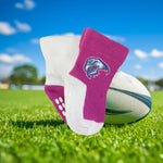 Load image into Gallery viewer, NRL Manly Sea Eagles 4 Pairs Infant Socks