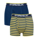 Load image into Gallery viewer, STORM BLOC 2PK Bamboo Blend Fitted Trunks - Men's