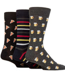 Load image into Gallery viewer, LAZY PANDA Men's 3PK Bamboo Novelty Socks