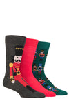 Load image into Gallery viewer, LAZY PANDA Men's 3PK Bamboo Christmas Novelty Socks