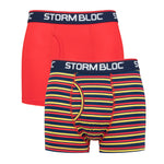 Load image into Gallery viewer, STORM BLOC 2PK Bamboo Blend Fitted Trunks - Men's