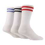 Load image into Gallery viewer, WILDFEET 3PK Men's Cotton Rich Ribbed Sports Crew Socks