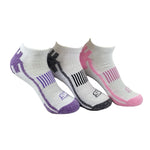 Load image into Gallery viewer, STORM BLOC 3Pk Performance Low Cut Trainer Socks-Womens -4-8