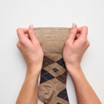 Load image into Gallery viewer, GENTLE GRIP 3Pk Business Socks-Argyle-Mens