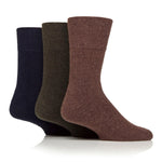 Load image into Gallery viewer, GENTLE GRIP 3PK Cushion Foot Wool Blend Walker Sock - Mens