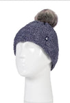Load image into Gallery viewer, HEAT HOLDERS Pom Pom Thermal Beanie-Womens
