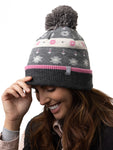 Load image into Gallery viewer, HEAT HOLDERS Snow Sport Pom Pom Thermal Beanie-Womens