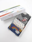 Load image into Gallery viewer, THOUGHT 4PK Bamboo Baby Socks Gift Box - Overcast