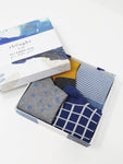 Load image into Gallery viewer, THOUGHT 4PK Bamboo Kids Socks Gift Box - River