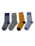 Load image into Gallery viewer, THOUGHT 4PK Bamboo Kids Socks Gift Box - River