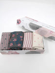 Load image into Gallery viewer, THOUGHT 4PK Bamboo Baby Socks Gift Box - Rose, Spot & Stripe