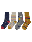 Load image into Gallery viewer, THOUGHT 4PK Bamboo Kids Socks Gift Box - Shay
