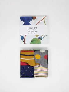 THOUGHT 4PK Bamboo Kids Socks Gift Box - Shay