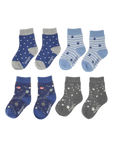 Load image into Gallery viewer, THOUGHT 4PK Bamboo Baby Socks Gift Box - Twinkle Night Sky
