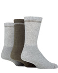 Load image into Gallery viewer, TORE 3PK 100% Recycled Striped Sports Crew Socks - Men's