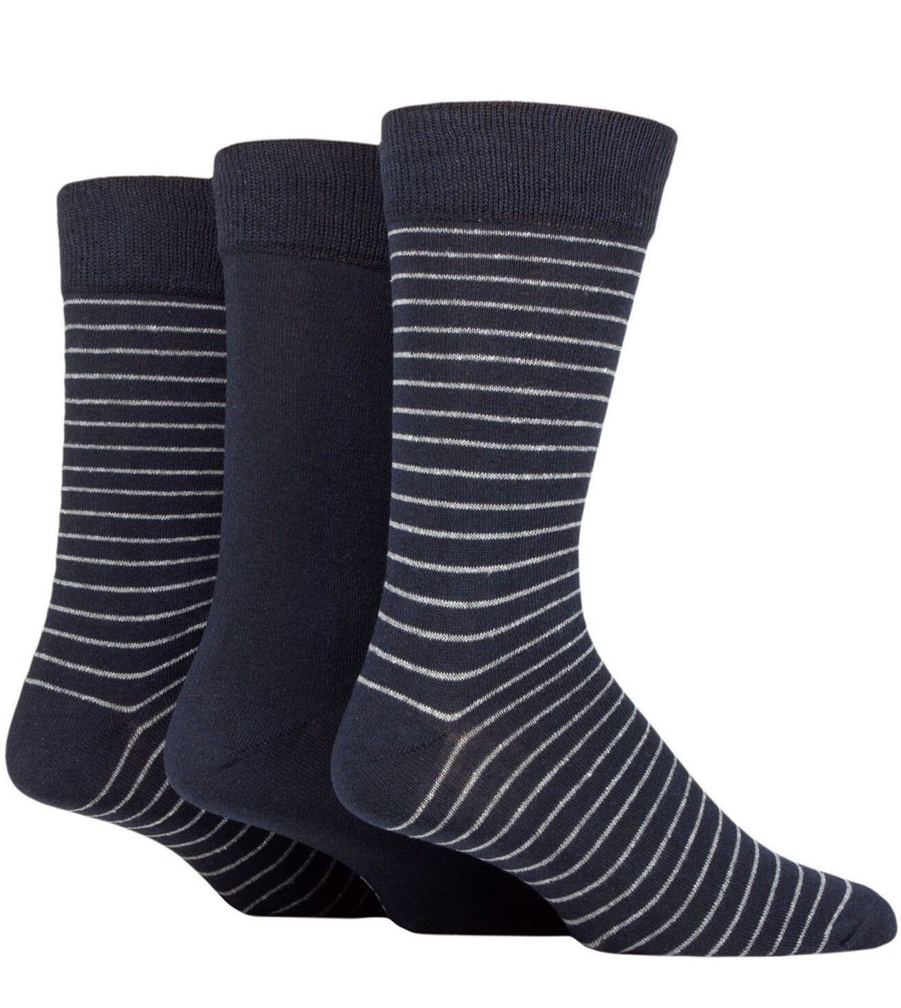 TORE 3Pk 100% Recycled Classic Fine Stripes Socks - Men's