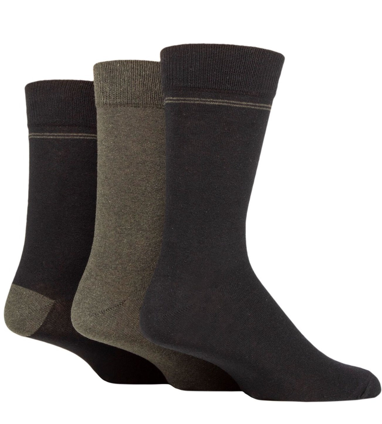 TORE 3Pk 100% Recycled Fine Placement Stripe Socks - Men's