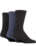 Load image into Gallery viewer, TORE 3Pk 100% Recycled Fashion Pin Dot Socks- Mens 7-11