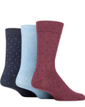 Load image into Gallery viewer, TORE 3Pk 100% Recycled Fashion Pin Dot Socks- Mens 7-11