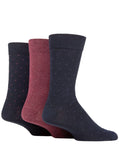 Load image into Gallery viewer, TORE 3Pk 100% Recycled Fashion Pin Dot Socks- Mens 7-11