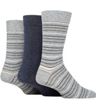 Load image into Gallery viewer, TORE 3Pk 100% Recycled Fashion Fine Stripes Socks - Men&#39;s
