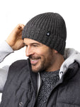 Load image into Gallery viewer, HEAT HOLDERS Ribbed Turnover Thermal Beanie-Mens