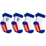 Load image into Gallery viewer, AFL Western Bulldogs 4Pk Infant Socks