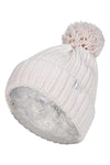 Load image into Gallery viewer, HEAT HOLDERS Arden Ribbed Hat Turnover Thermal Beanie & Pom Pom -Womens