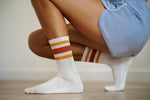Load image into Gallery viewer, BIRD 1PK FELIX Sustainable Organic Egyptian Cotton Athletic Sports Crew Socks - Women's
