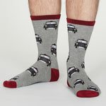 Load image into Gallery viewer, THOUGHT 2Pk Taxi Cab Bamboo Socks-Mens 7-11
