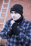 Load image into Gallery viewer, HEAT HOLDERS WRK Fingerless Thermal Gloves