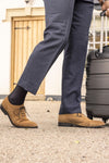 Load image into Gallery viewer, IOMI FOOTNURSE 1Pk Flight &amp; Travel Socks-Mens
