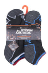 Load image into Gallery viewer, STORM BLOC 6PK Performance Trainer Socks-Mens 6-11