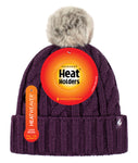 Load image into Gallery viewer, HEAT HOLDERS Ladies Maine Thermal Pom Pom Beanie