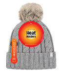 Load image into Gallery viewer, HEAT HOLDERS Ladies Maine Thermal Pom Pom Beanie