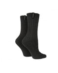 Load image into Gallery viewer, GLENMUIR 2PK Classic Wool Boot Socks- Womens 4-8