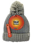 Load image into Gallery viewer, HEAT HOLDERS Enchanted Forest Ribbed Thermal Beanie with Pom Pom-Girls 7-10 Years