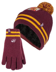 HEAT HOLDERS Licensed Harry Potter Hat & Glove Set-Kids 7-10 years