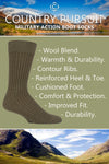 Load image into Gallery viewer, SOCK SHOP COUNTRY PURSUIT Military Short Wool Boot Socks - Mens 7-11
