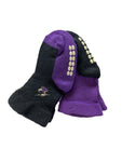 Load image into Gallery viewer, NRL Melbourne Storm 4 Pairs Infant Socks