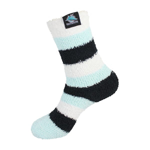 NRL Cronulla Sharks 2Pk Bed Socks
