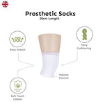 Load image into Gallery viewer, IOMI FOOTNURSE 6PK Prosthetic Socks